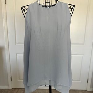 Elegant Light Blue Sleeveless Top